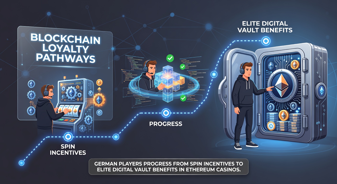 Darstellung von Blockchain-Loyalitätswegen in Ethereum-Casinos mit Fokus auf deutsche Spieler und Spin-Incentives