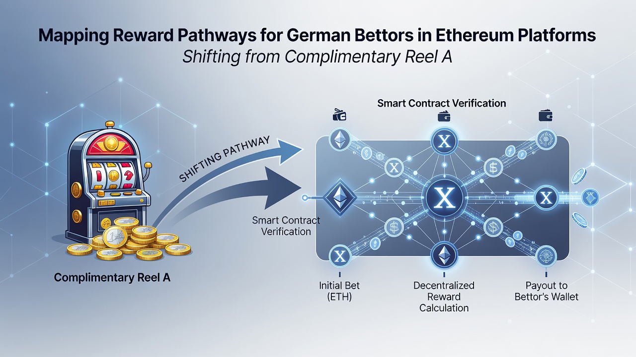 Beispielhafte Darstellung von gesperrten digitalen Assets und Belohnungspfaden